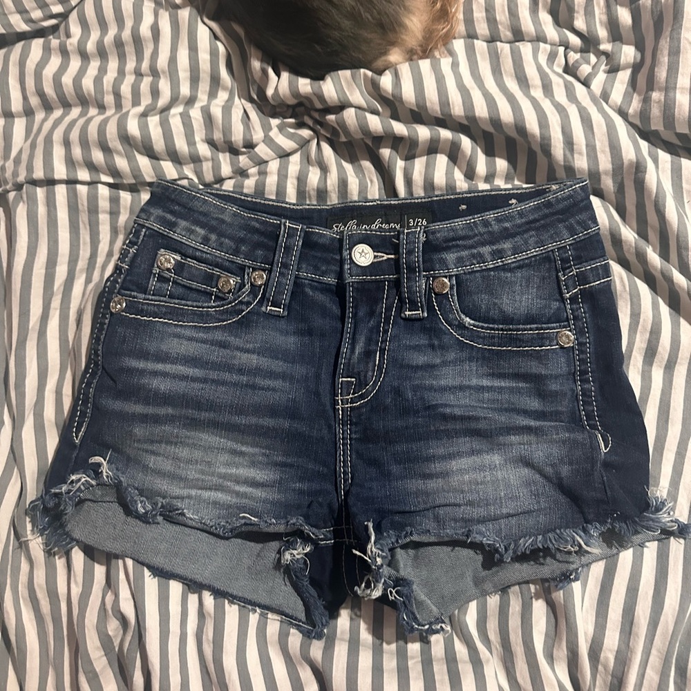 Denim shorts